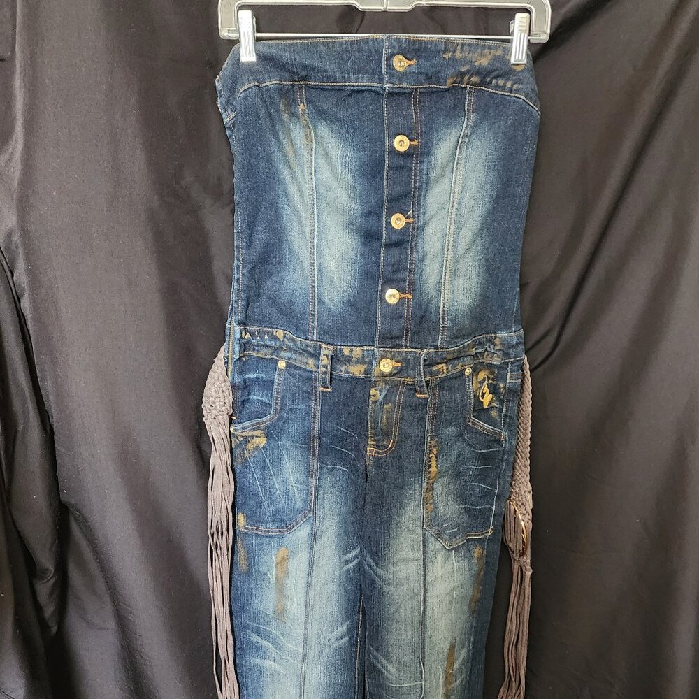 Rare Baby phat denim jumpsuit